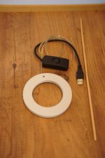 Tam Spektrumlu Bitki Yetiştirme Led Lamba  melek halka Günışığı 8w 5V USB - Görsel 4